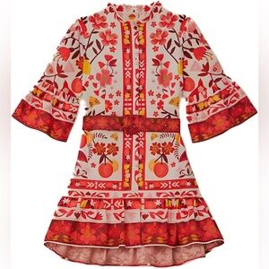 FARM RIO - ROMANTIC ORCHARD MINI DRESS